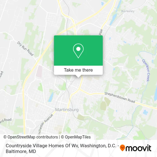 Countryside Village Homes Of Wv map