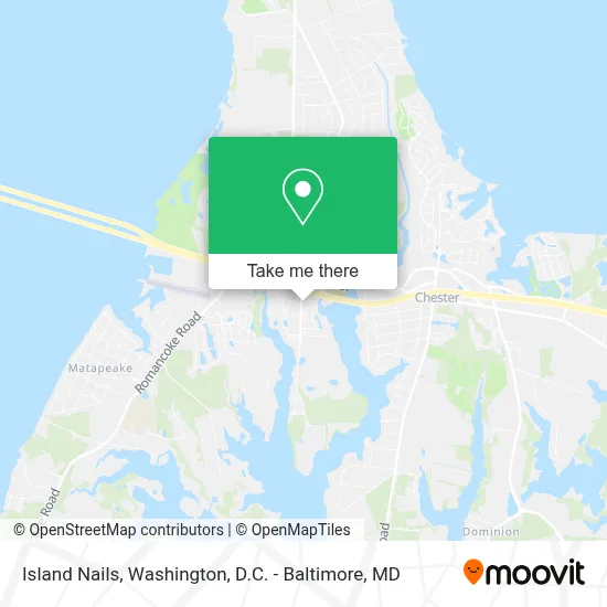 Island Nails map