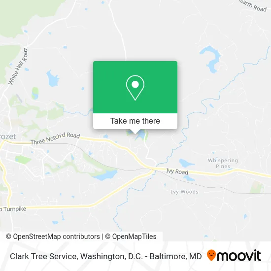 Clark Tree Service map