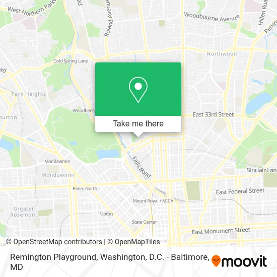 Remington Playground map