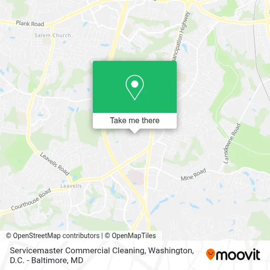 Servicemaster Commercial Cleaning map