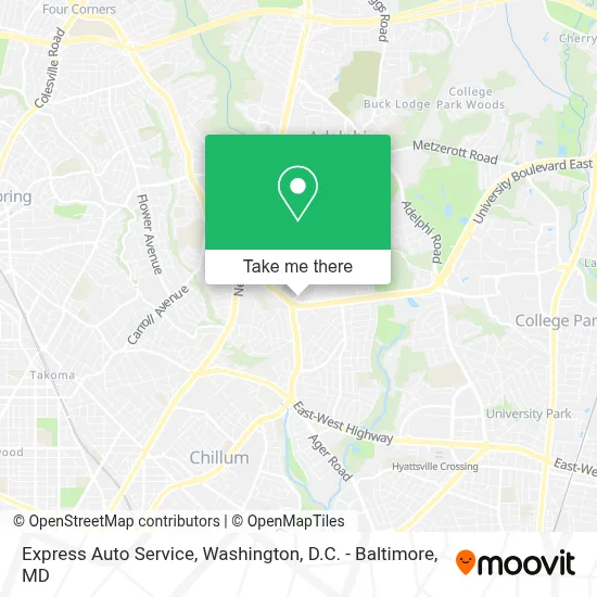 Express Auto Service map