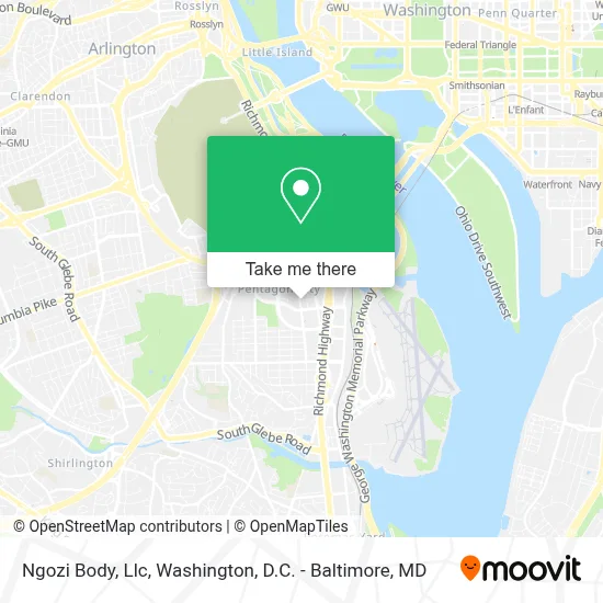Ngozi Body, Llc map