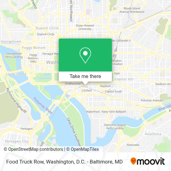 Food Truck Row map