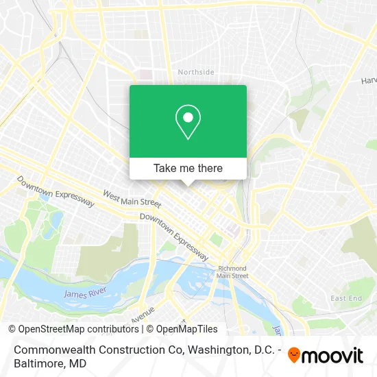 Commonwealth Construction Co map