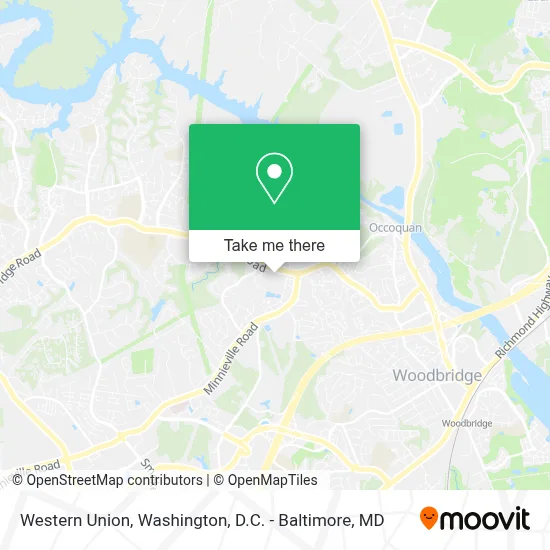 Western Union map