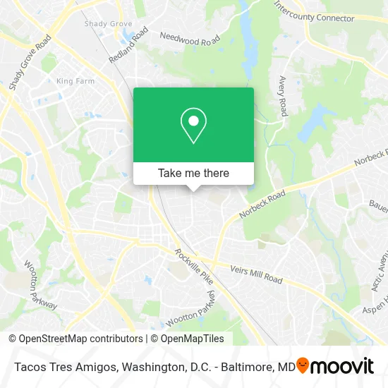 Tacos Tres Amigos map