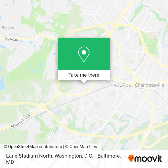 Lane Stadium North map