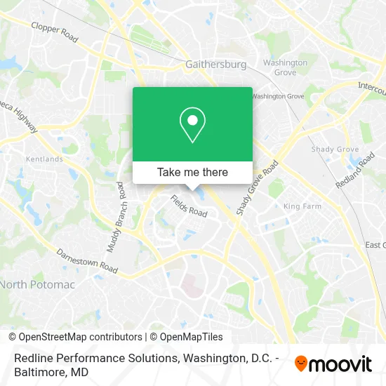 Redline Performance Solutions map