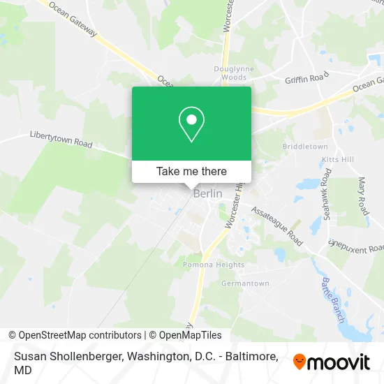 Susan Shollenberger map