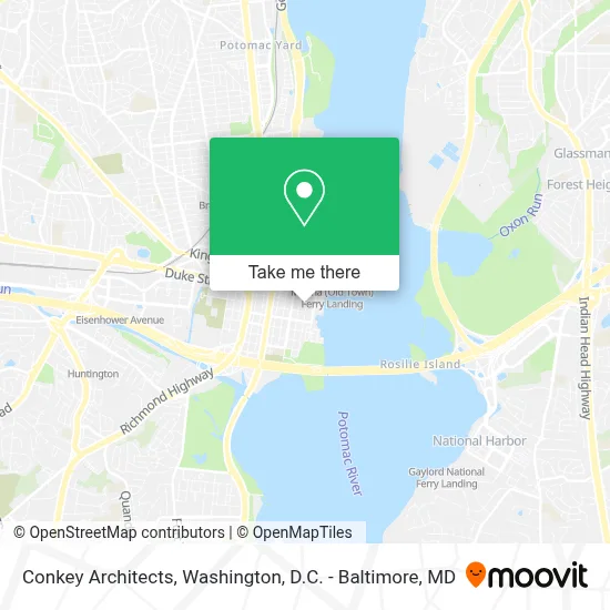 Conkey Architects map