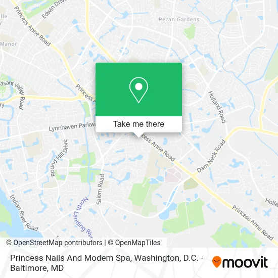 Princess Nails And Modern Spa map