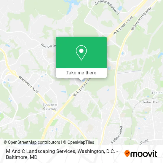 M And C Landscaping Services map