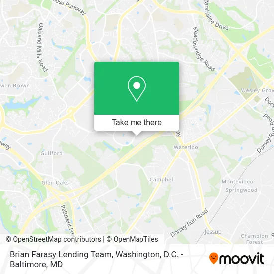 Brian Farasy Lending Team map