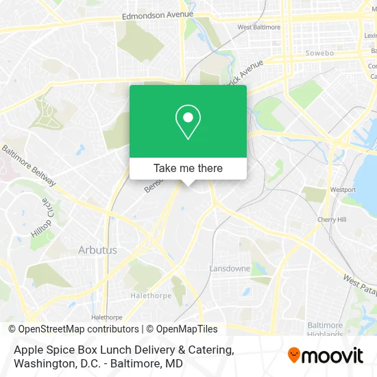 Apple Spice Box Lunch Delivery & Catering map