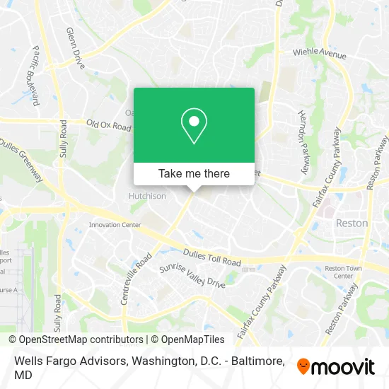 Wells Fargo Advisors map