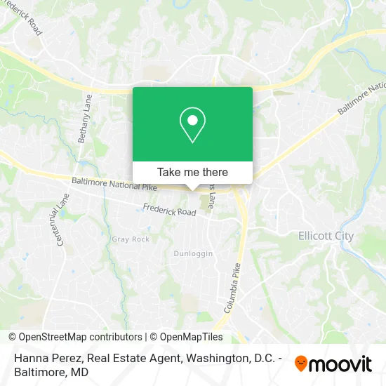Hanna Perez, Real Estate Agent map