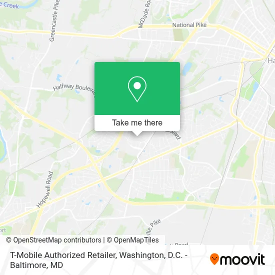 T-Mobile Authorized Retailer map