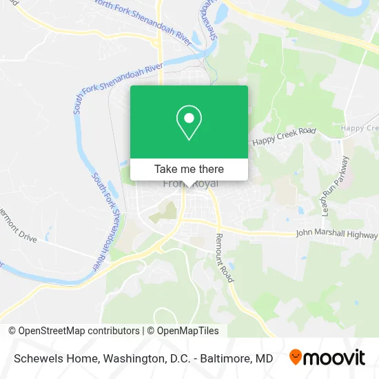 Schewels Home map