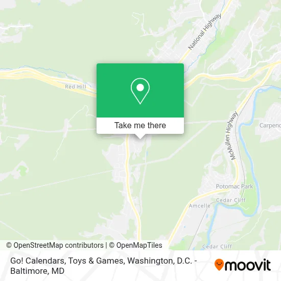Go! Calendars, Toys & Games map