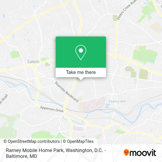 Ramey Mobile Home Park map