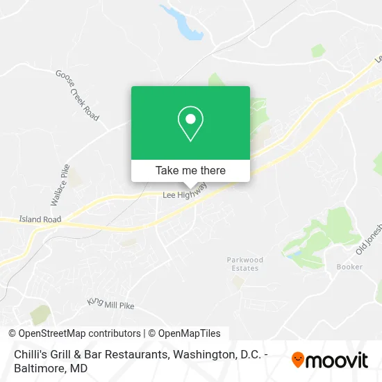 Chilli's Grill & Bar Restaurants map