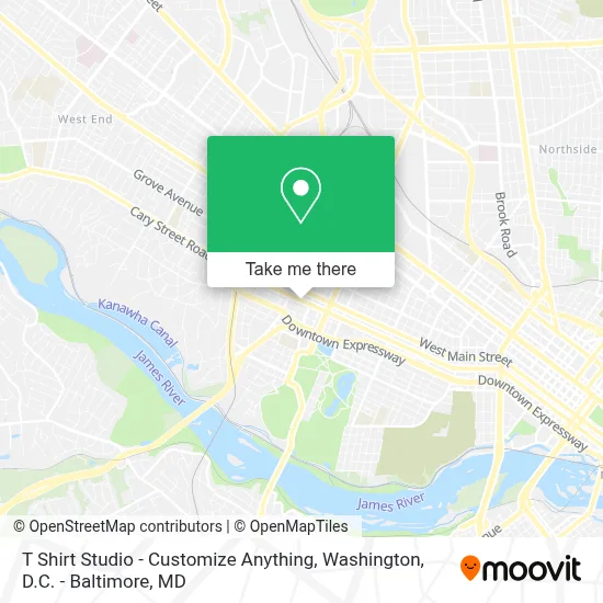 T Shirt Studio - Customize Anything map