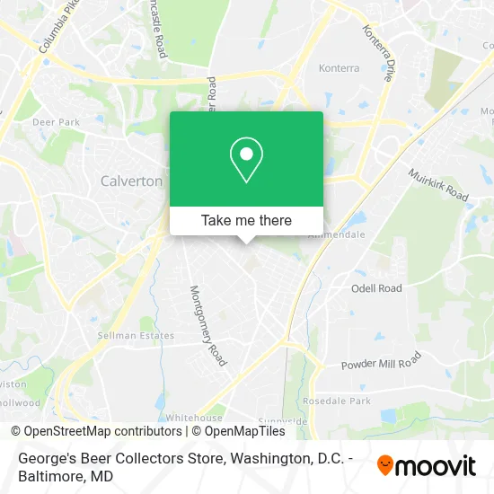 George's Beer Collectors Store map