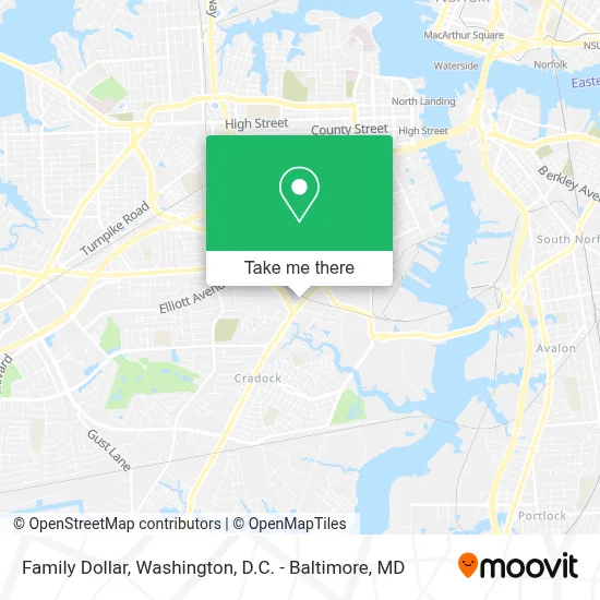 Family Dollar map