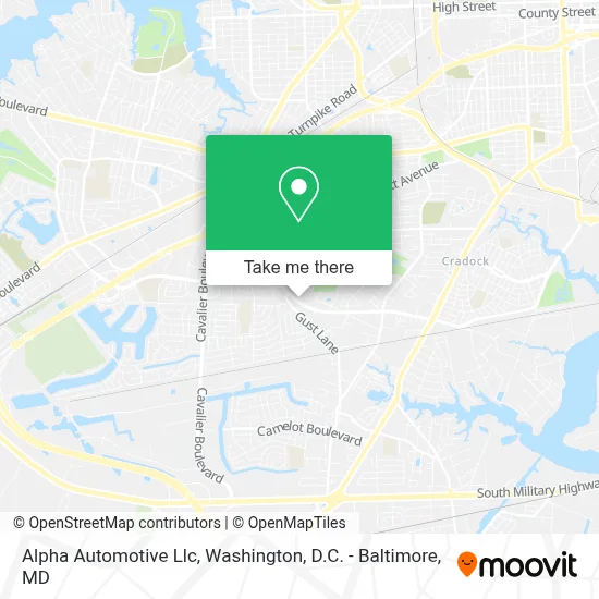 Alpha Automotive Llc map