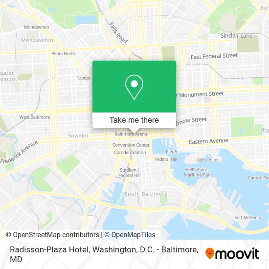 Radisson-Plaza Hotel map