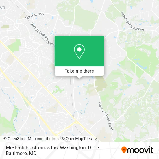 Mil-Tech Electronics Inc map