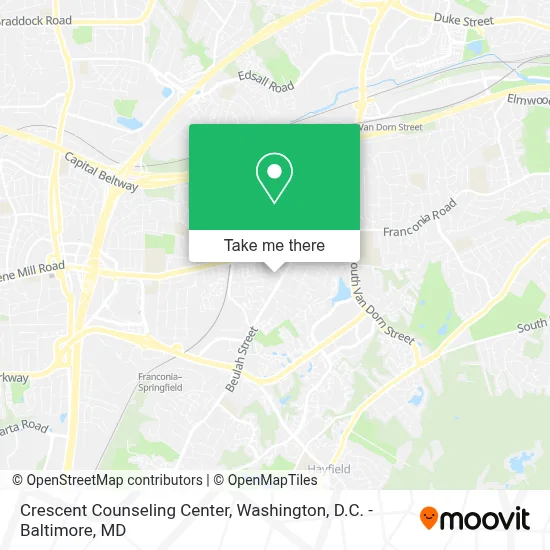 Crescent Counseling Center map