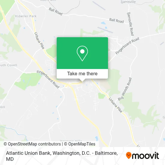 Atlantic Union Bank map
