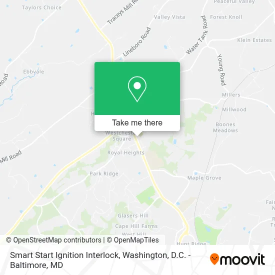 Smart Start Ignition Interlock map