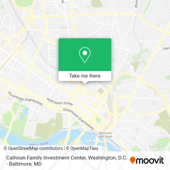 Calhoun Family Investment Center map