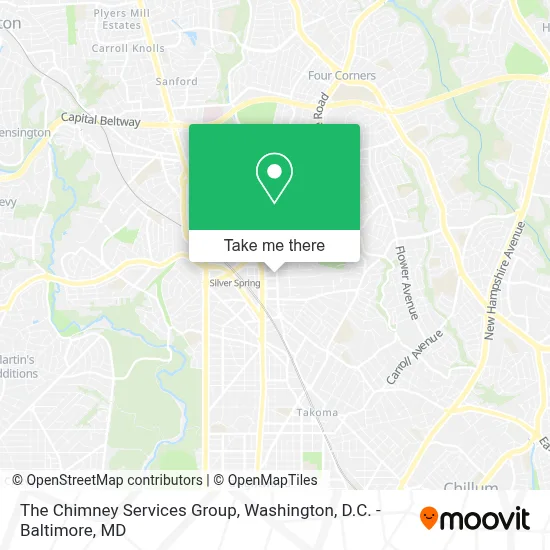 The Chimney Services Group map