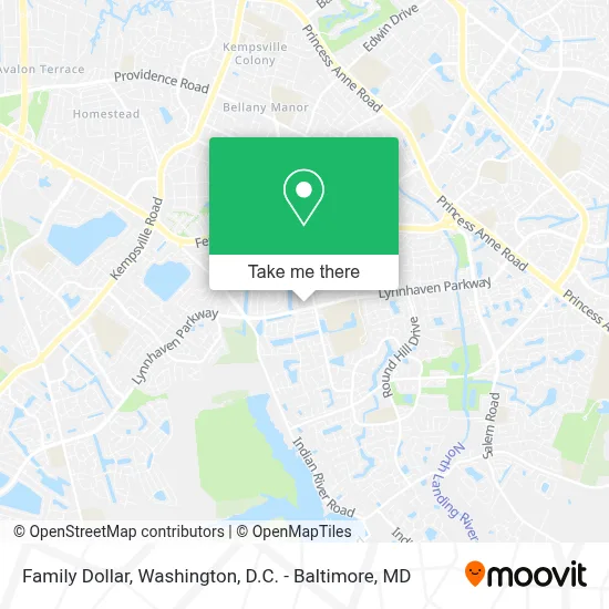 Family Dollar map