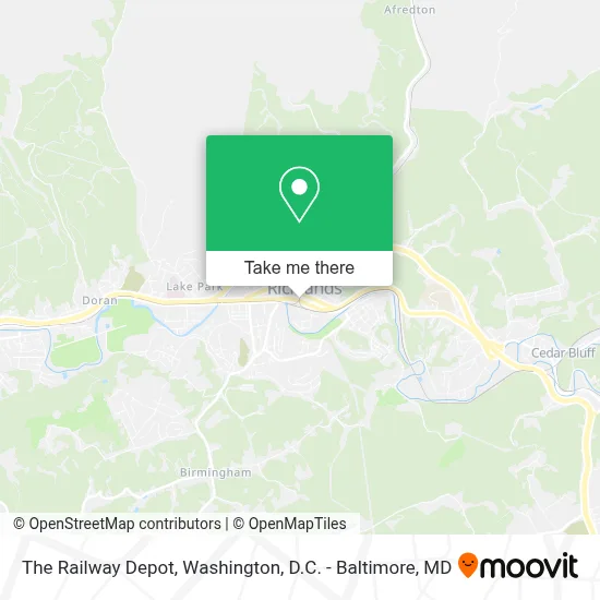 The Railway Depot map