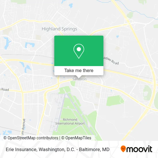 Erie Insurance map