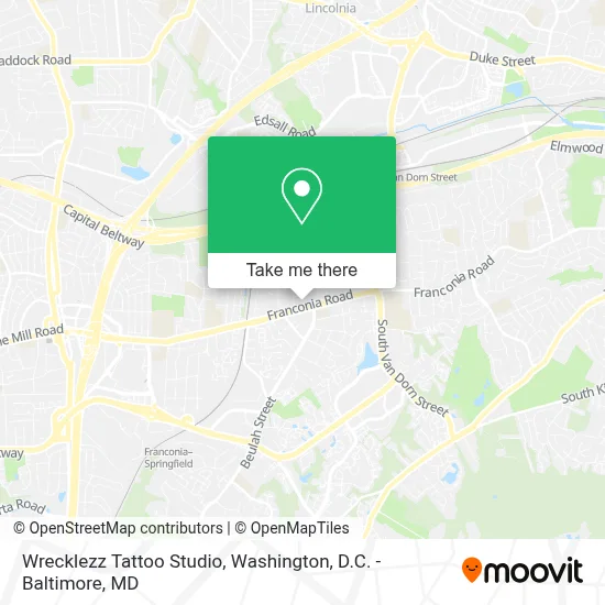 Wrecklezz Tattoo Studio map
