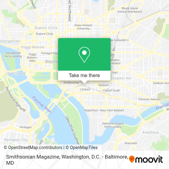 Smithsonian Magazine map