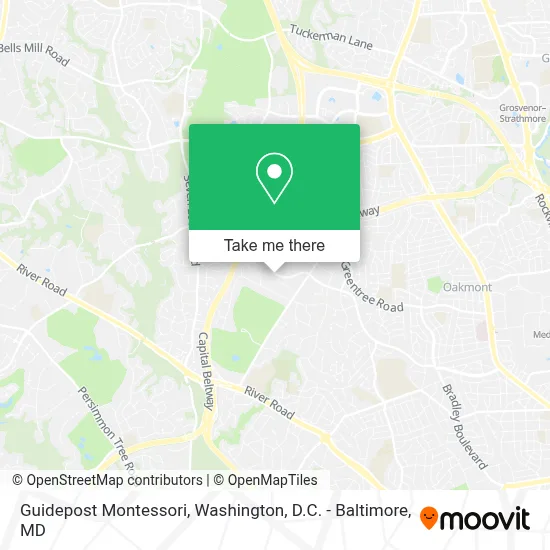 Guidepost Montessori map