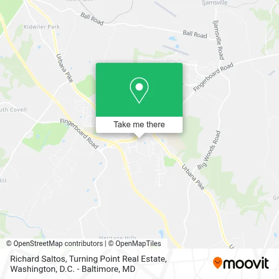 Richard Saltos, Turning Point Real Estate map