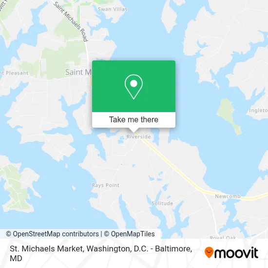 St. Michaels Market map