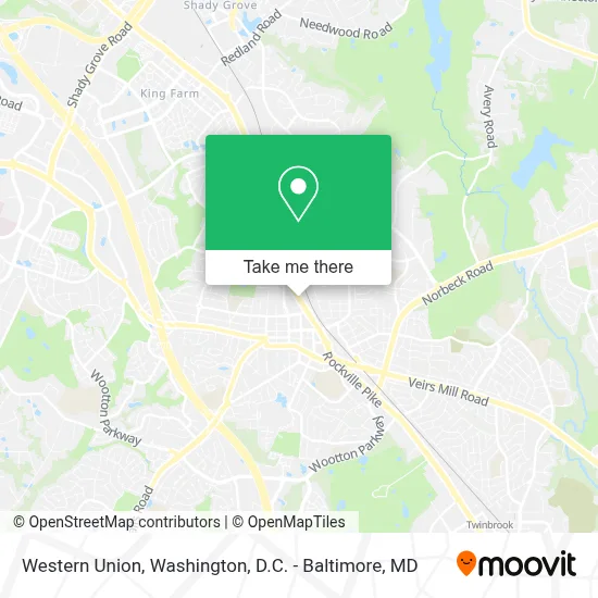 Western Union map