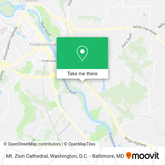 Mt. Zion Cathedral map
