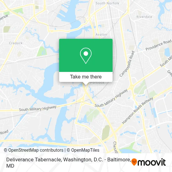Deliverance Tabernacle map