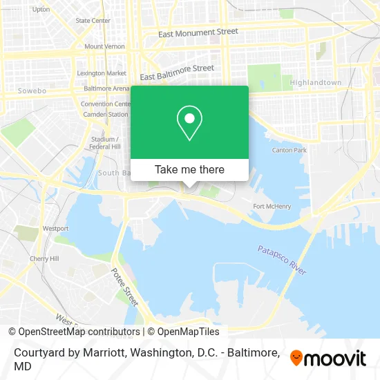 Courtyard by Marriott map