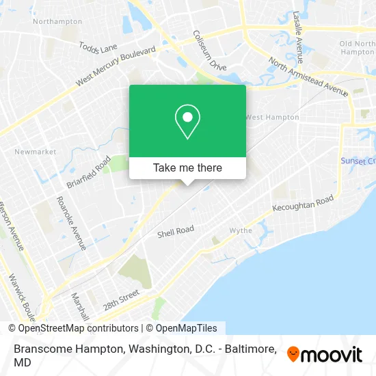Branscome Hampton map